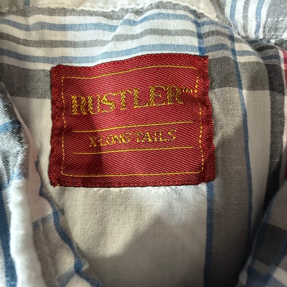 Rustler by Wrangler Western Pearl Snap Shirt – XL / XXL (XLong) - Picture 14 of 16